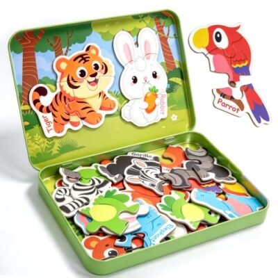 MILARJI 24pc Animal Magnetic Puzzle