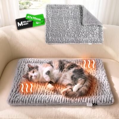 MORA PETS Self Warming Cozy Cat Bed