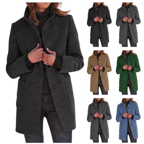 MOVNEBYRO Faux Wool Coat