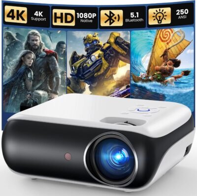 Native 1080P Bluetooth Projector