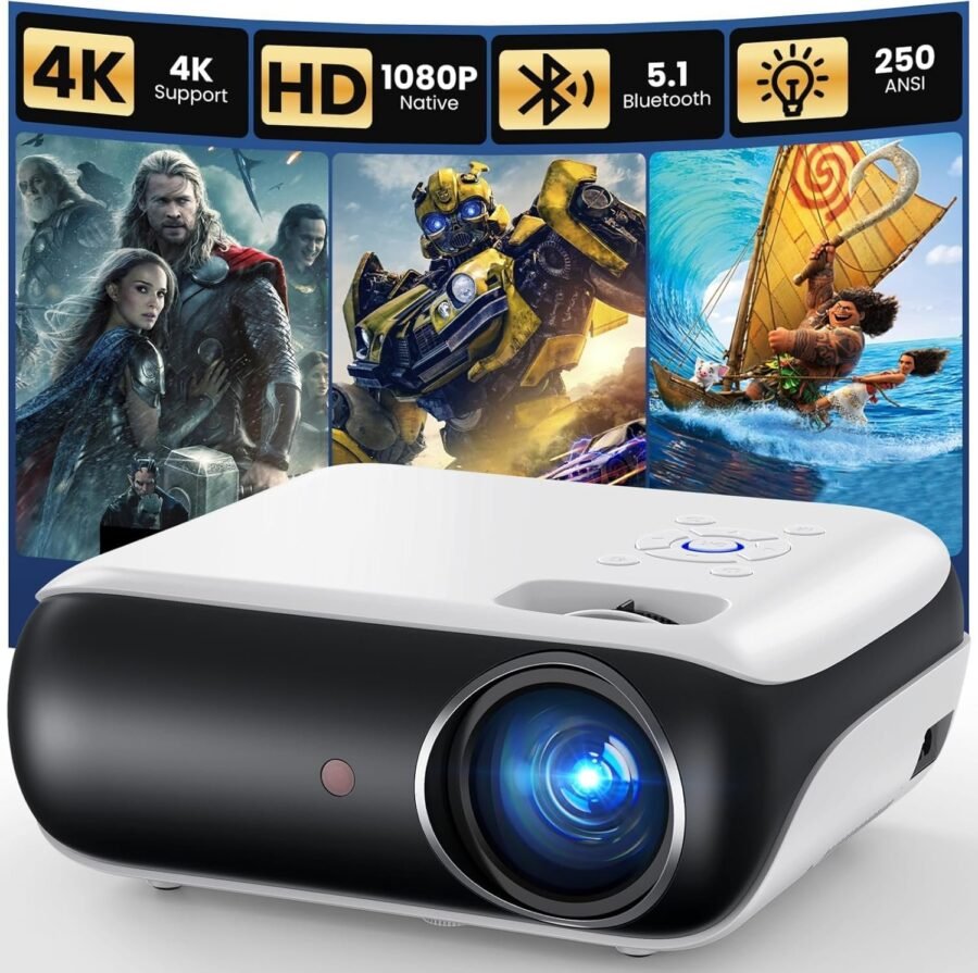 Native 1080P Bluetooth Projector