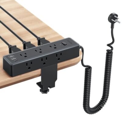 NTONPOWER Desk Clamp Power Strip 10 FT