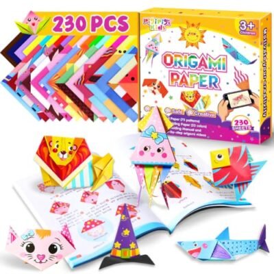 PIGIPIGI KIDS 230 Pcs Origami Origami Paper Kit