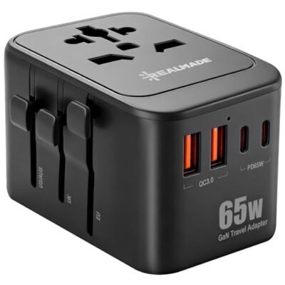 REALMADE 65W GaN Universal Travel Adapter