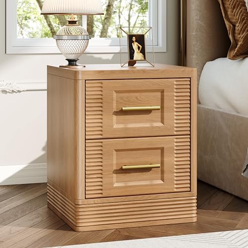 RECHHX Nightstand with Charging Station