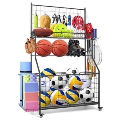 RUMIZIRA Sports Equipment Organizer