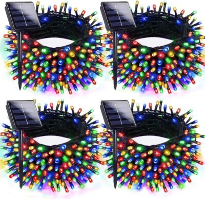 Solar Christmas Lights Outdoor 4 Pack