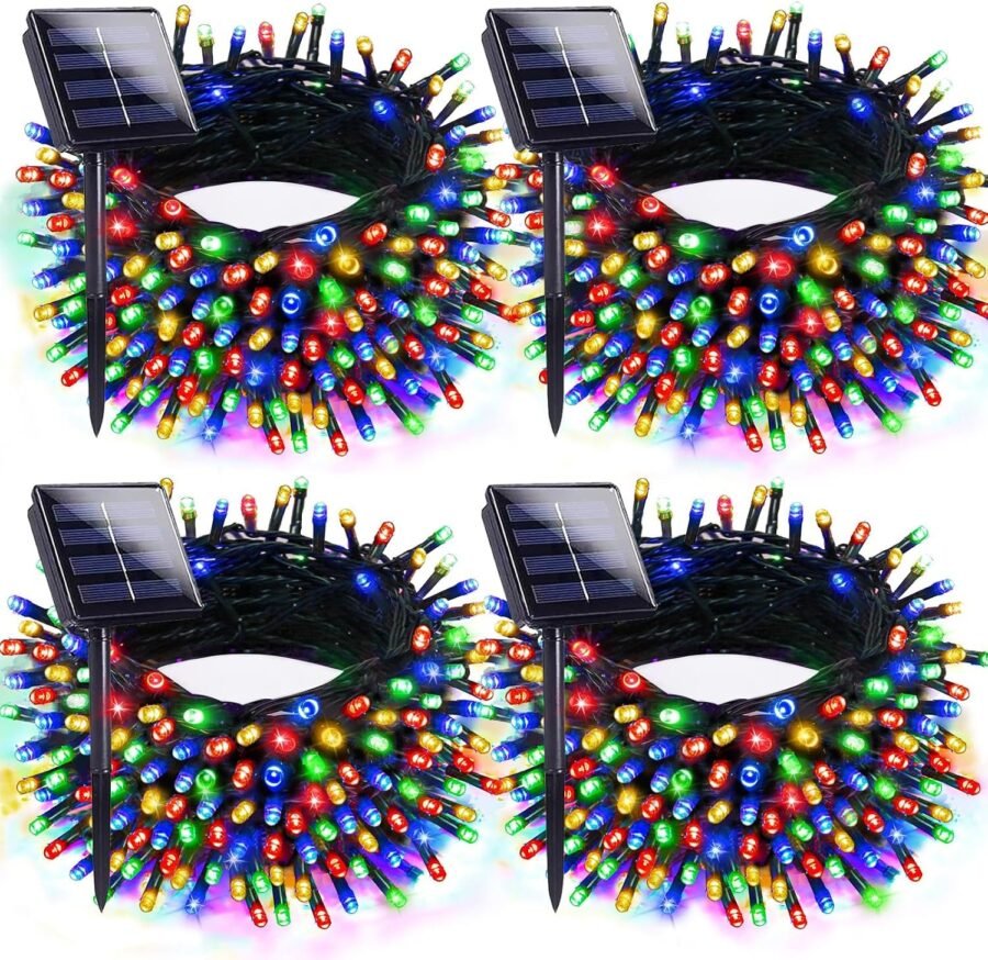 Solar Christmas Lights Outdoor 4 Pack