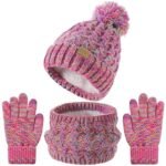 TAVALEU Winter Beanie Hat Scarf Gloves