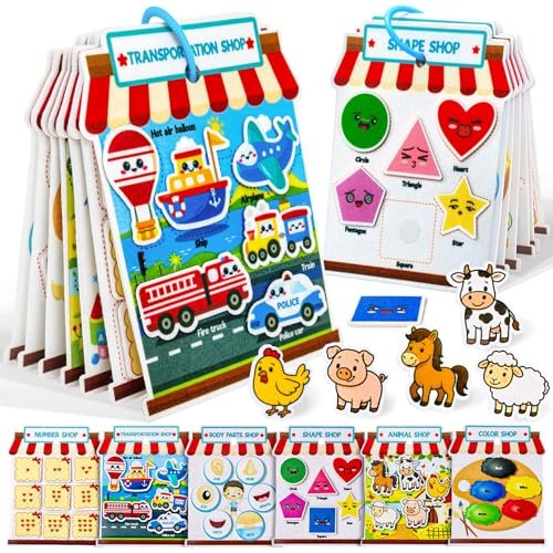 TEEKDEER Activity Books for Toddlers