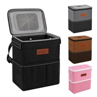 TREKLO Car Trash Can with Lid 2.2 Gallon