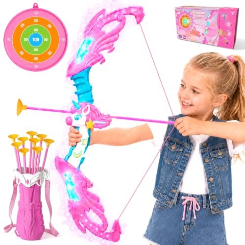 Unicorn Bow and Arrow for Kids