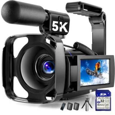 UYTYA 5K Video Camera Camcorder