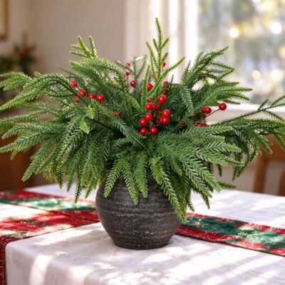 VEMANDER Christmas Norfolk Pine Branches
