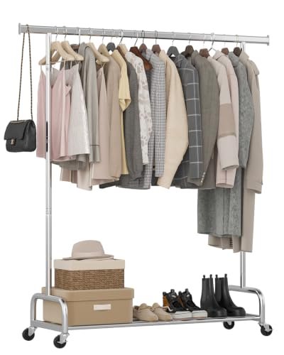 VICFORHUI Clothes Rack with Wheels