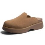Suede Platform Clogs