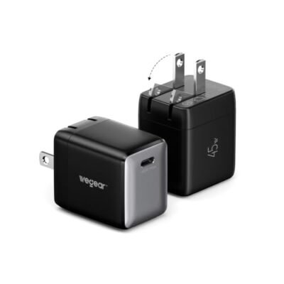 WEGEAR 2-Pack Nano Phone Charger Block