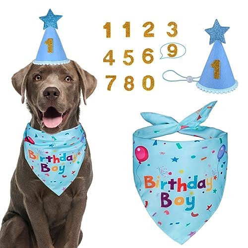 YICOSTAR Dog Birthday Party Supplies