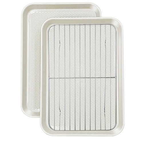 YMITON 2Pack Baking Sheet Set