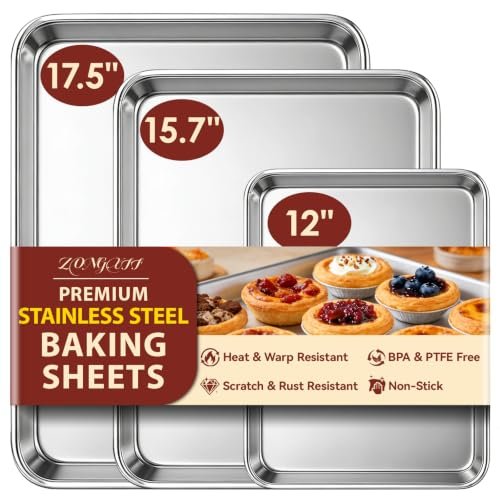 ZONGXFF Baking Sheet Set of 3